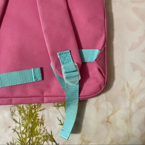 Cudlie Pink Rainbows Girls Backpack w/ Lunch bag & tablet case set - Picture 6 of 6